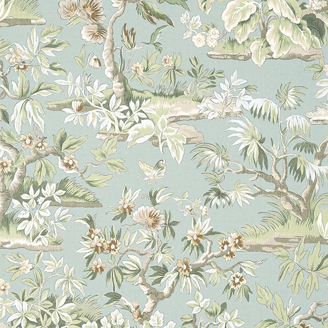 Anna French Elwood Wallpaper in Robins Egg